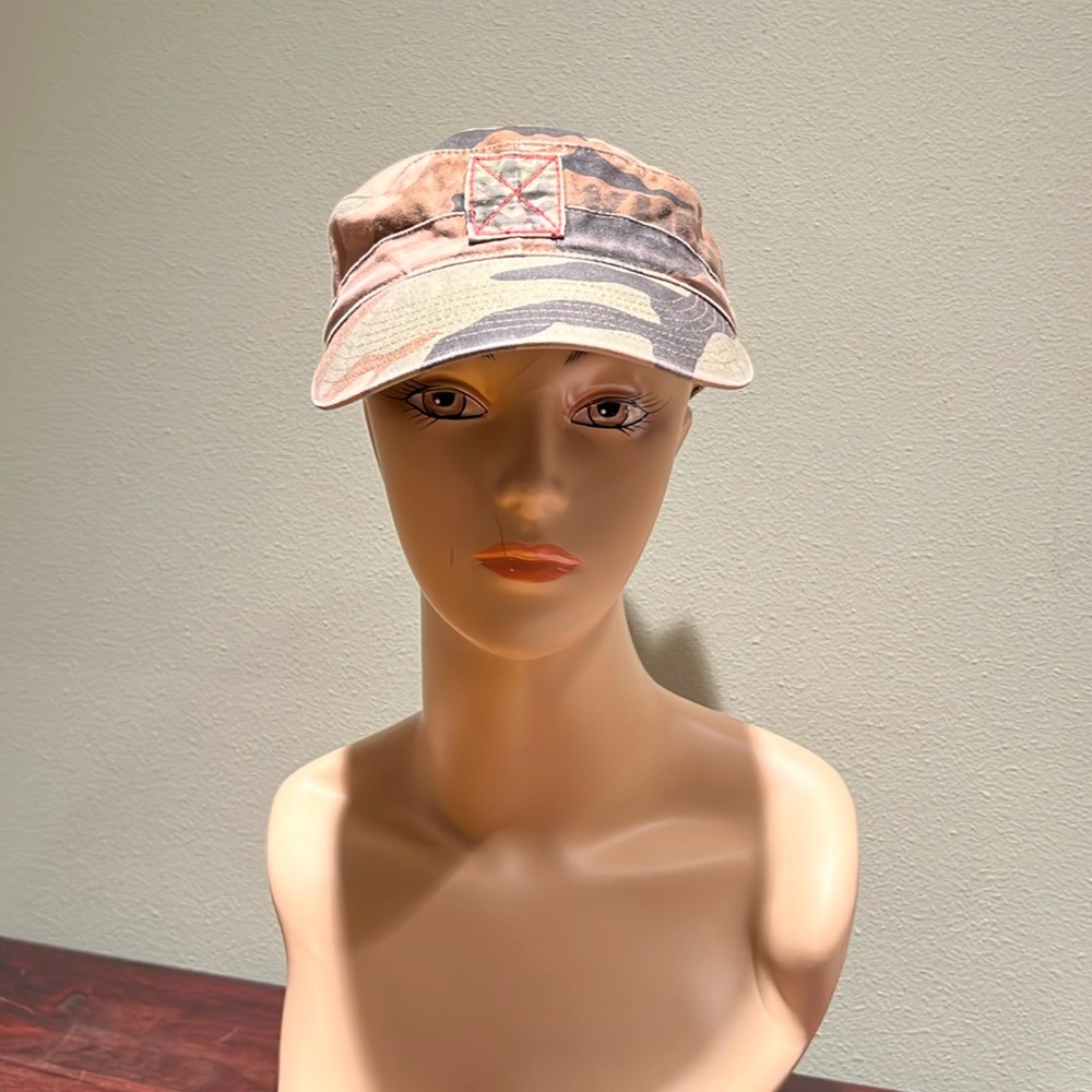 Kurtz Vintage Cadet Cap In Camouflage Print Size M